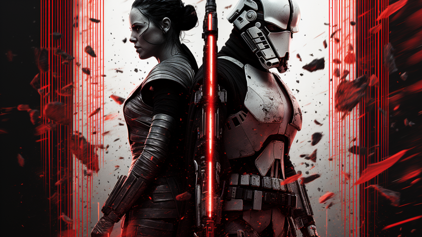 Image by Robert Gottenbos a poster for star wars new Trilogy by Robert Gottenbos
